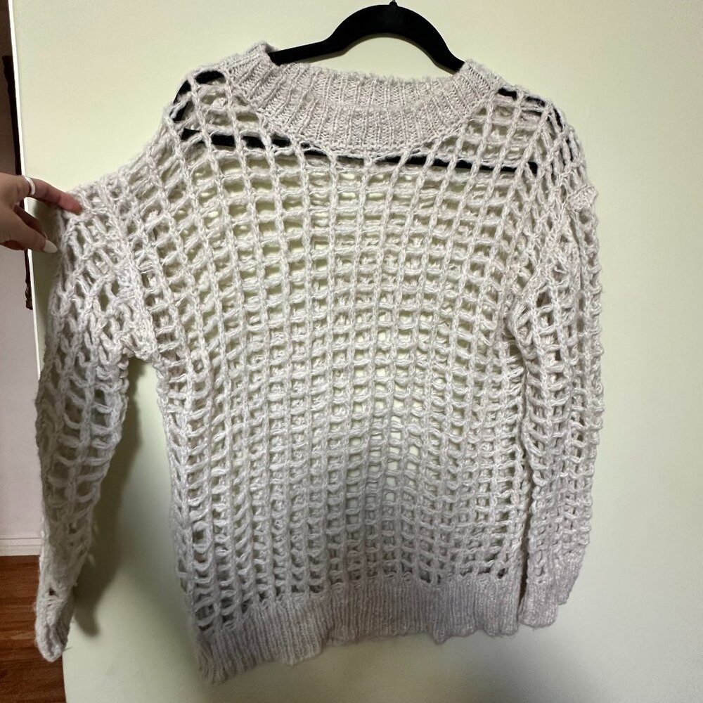 Urban Outfitters Oversized Knit Sweater Size XS in Heather Gray